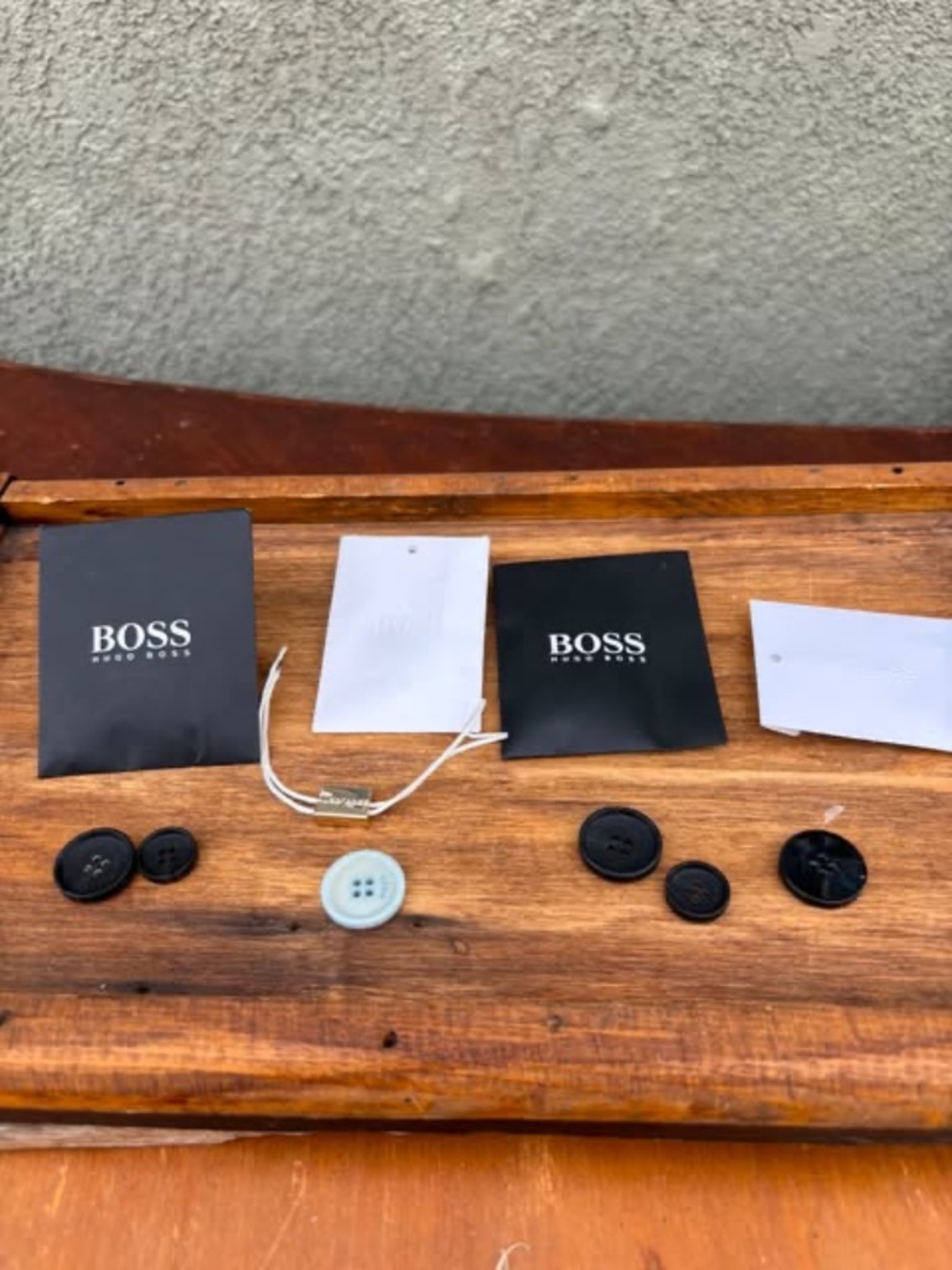Hugo Boss Black Replacement Buttons - Set of 6: four  20mm and two 15mm